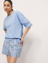 Marks & Spencer "Pure Cotton Printed Shortie Set"